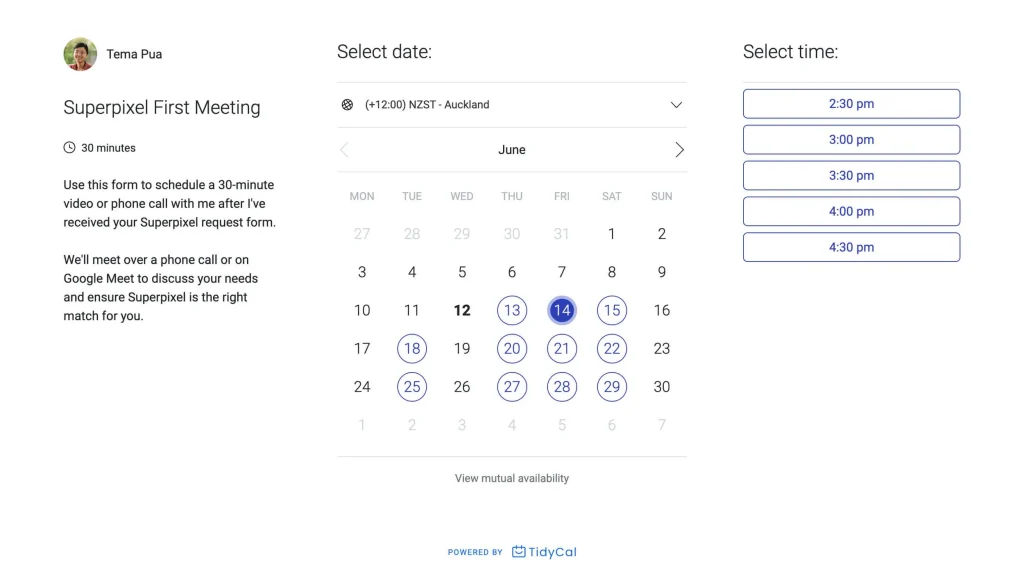 Tidycal para agendar citas para psicólogos Tidycal para agendar citas para psicólogos